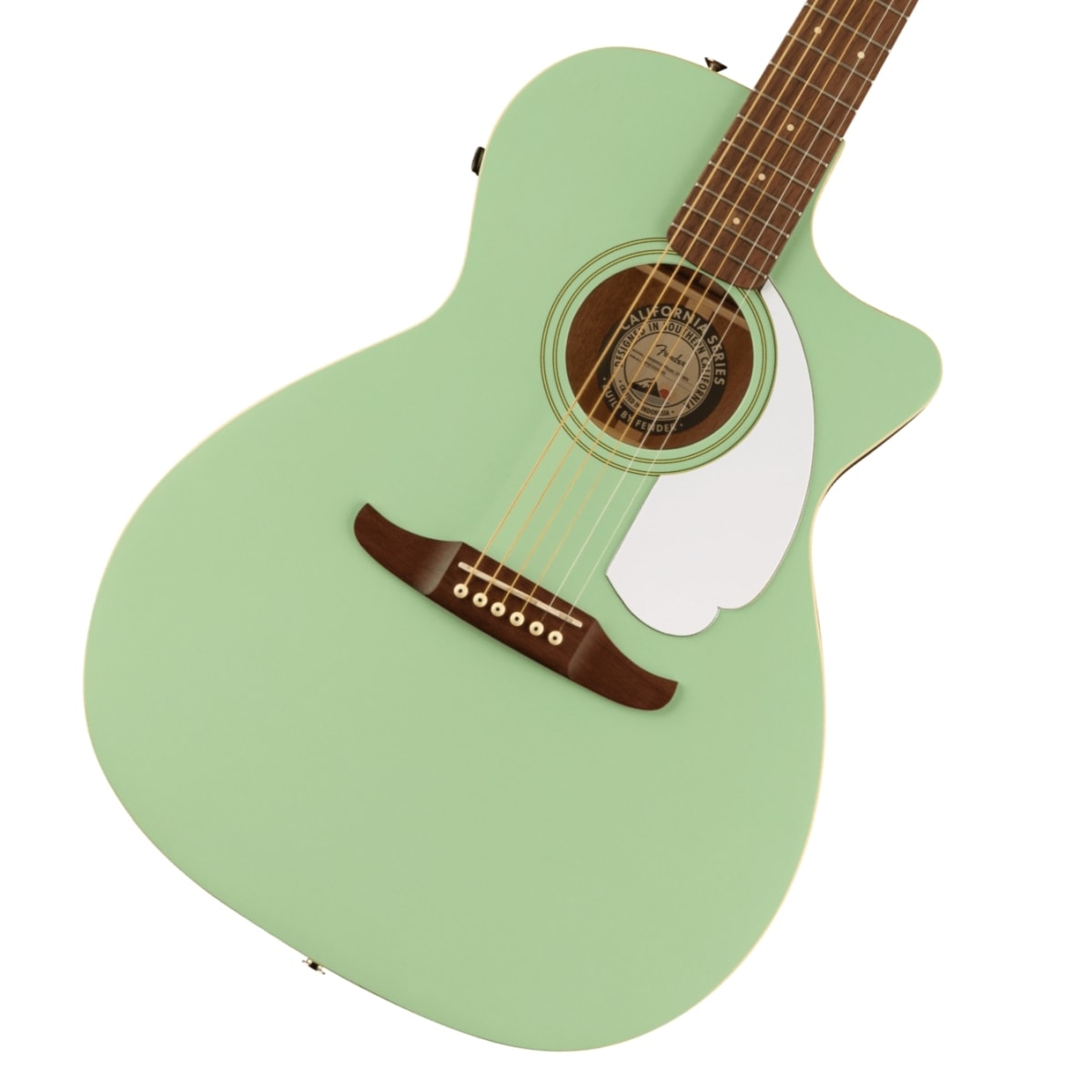 Fender / Newporter Player Walnut Fingerboard White Pickguard Surf Green【CALIFORNIA SERIES】フェンダー アコギ エレアコ アコースティックギター 【池袋店】