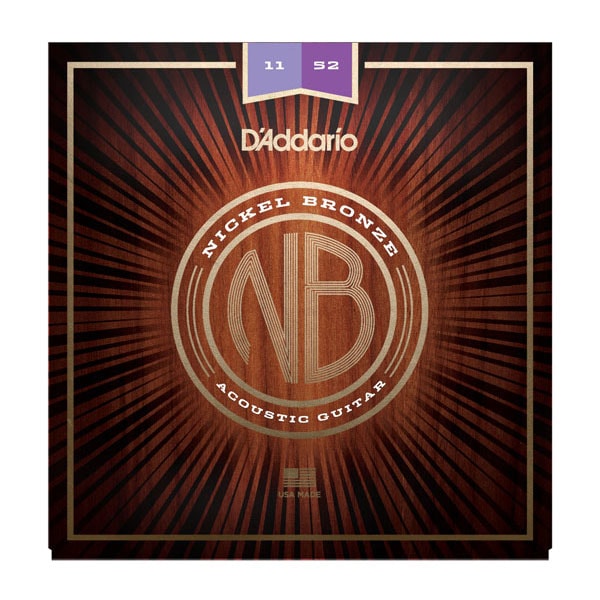 D'Addario / Nickel Bronze NB1152 Custom Light 11-52 アコギ弦