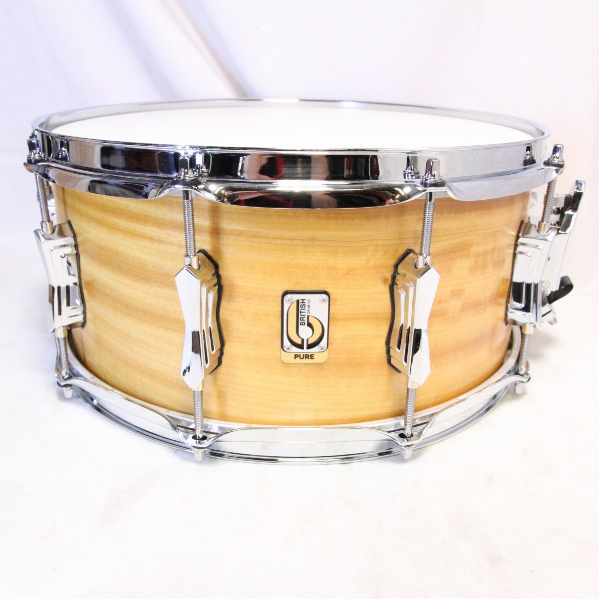 BRITISH DRUM CO. / FOUNDERS RESERVE Pure Ultra Figured Anigre 14”x6.5” FR-14-65-SN-PRU　展示品限り特価【池袋店】