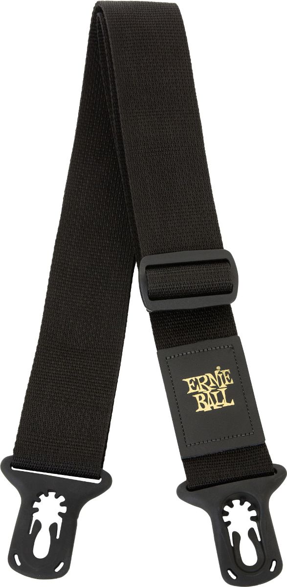 ERNiE BALL / #4056 PolyLock Strap Black ギターストラップ アーニー