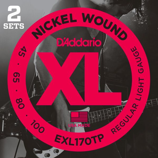 D'Addario / EXL170TP Twin Pack (2set Pack) Regular Light 45-100