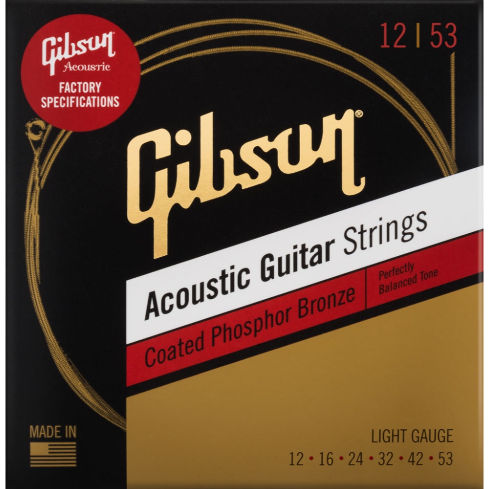 （タイムセール）Gibson / SAG-CPB12 Coated Phosphor Bronze 12-53 【アコースティックギター弦】