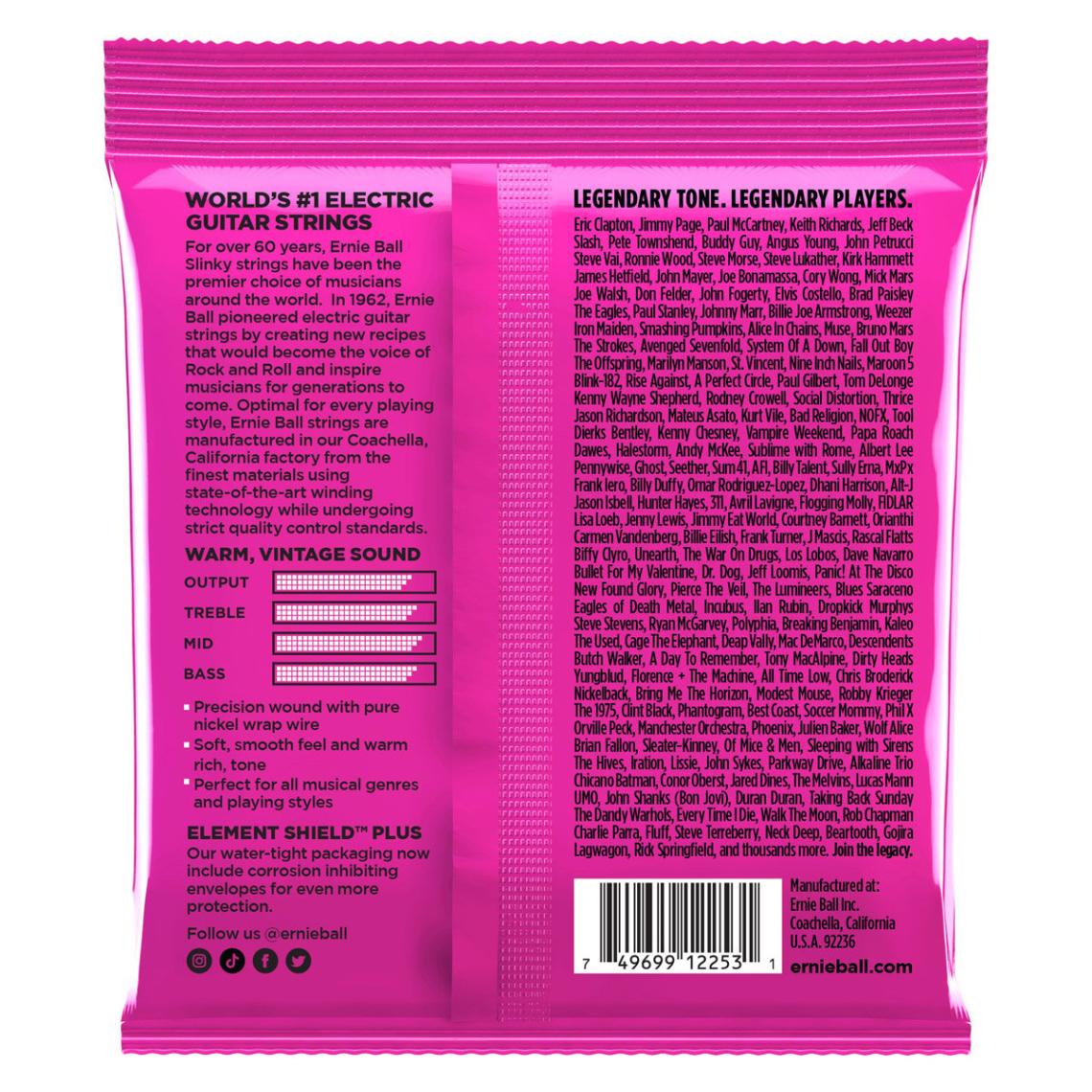 ERNiE BALL / CLASSIC ROCK N ROLL #2253 SUPER SLiNKY 09-42 エレキ