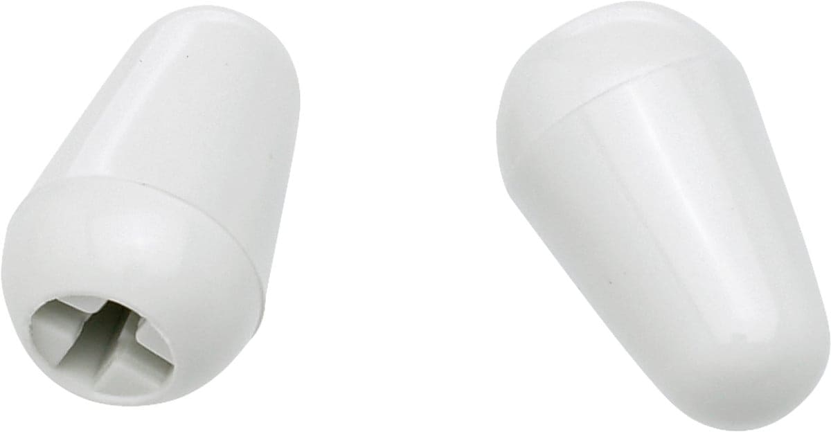 Fender USA / Stratocaster Switch Tips - Set of 2 White 099-4940-000 ノブ フェンダー