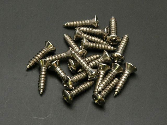 Montreux / Pickguard Screws Fender Style Inch NI (0475