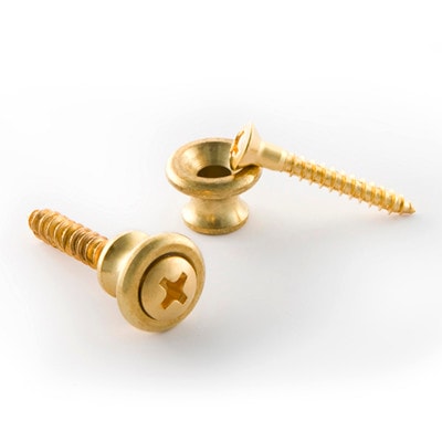 Gibson / PREP-010 Strap Buttons Brass