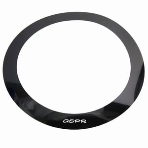 ASPR / Effect Ring ERBK14W Black/Silverlogo 70mm アサプラ リングミュート ブラック
