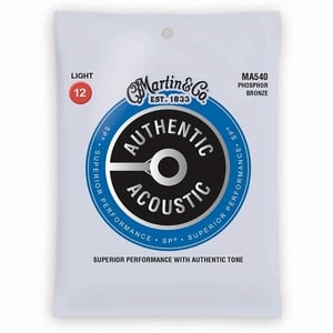 Martin / MA540 Authentic Acoustic Superior Performance アコギ弦 Phospher Bronze [Light .012-.054]