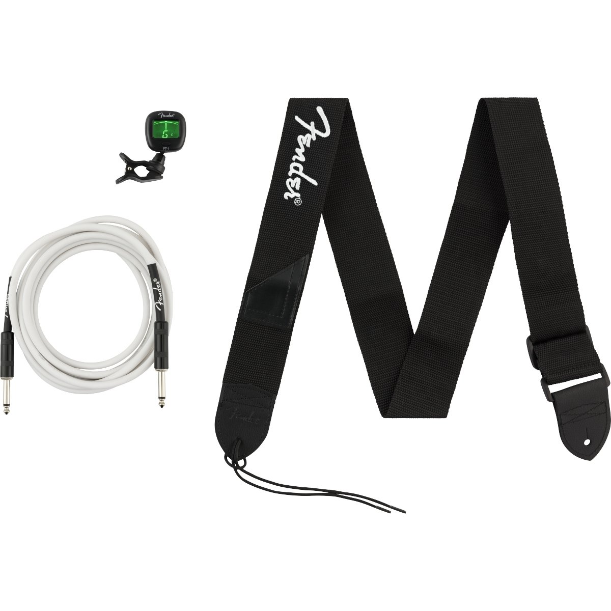 Fender / Accessories Bundle Pack Cable, Tuner, Strap Set