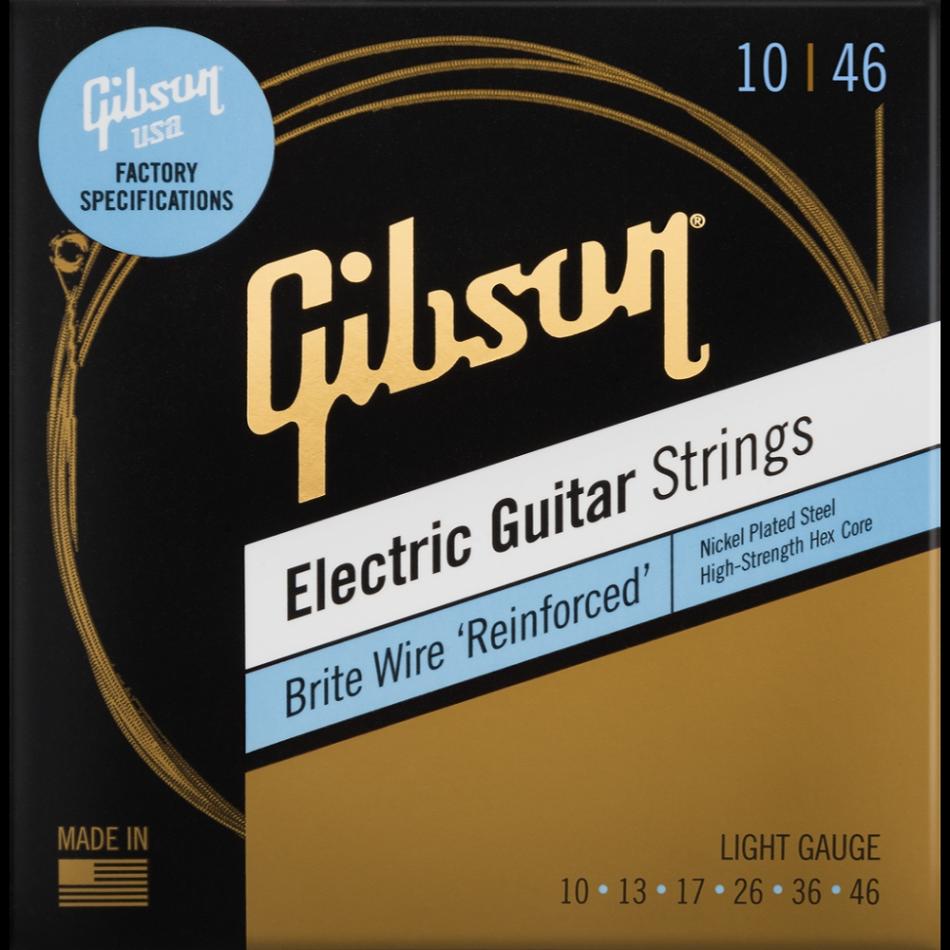 Gibson / SEG-BWR10 Brite Wire 'Reinforced' Electric Guitar Strings 10-46 Light Gauge【エレキギター弦】 ギブソン