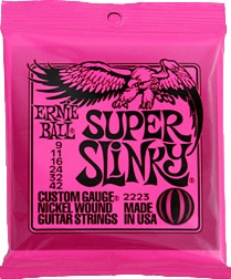 ERNiE BALL / #2223 SUPER SLiNKY 09-42 エレキギター弦