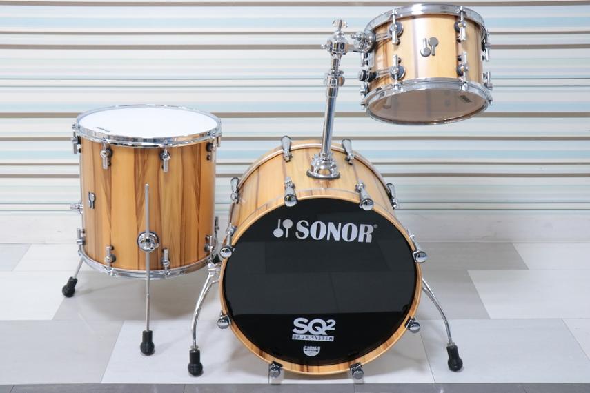 中古】SONOR ソナー / SQ2 Series Heavy Beech 3P Drum Set American