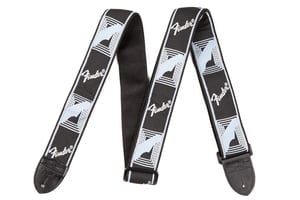 Fender / Monogram Strap Black/Light Grey/Blue フェンダー [ギターストラップ]