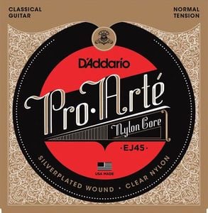 D'Addario / Classic Guitar Pro-Arte Laser Selected Nylon Trebles EJ45 Normal Tension 28-43 クラシックギター弦