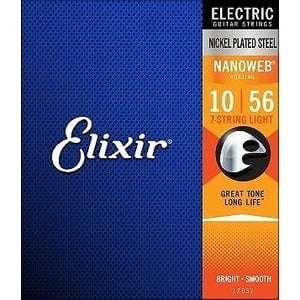 Elixir / 12057 Light Electric 7-String Nickel Plated Steel with