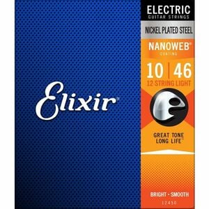 Elixir / 12450 12-String Light Electric 12-String Nickel Plated Steel with NANOWEB Coating エリクサー 弦【正規品】