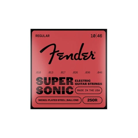 Fender USA / SuperSonic Nickel Plated Steel 250R Regular 10-46