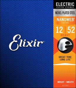 Elixir / 12152 Heavy Electric Nickel Plated Steel with NANOWEB Coating エリクサー 弦【正規品】