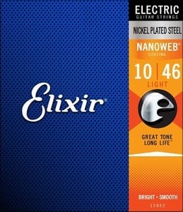 Elixir / 12052 Light Electric Nickel Plated Steel with NANOWEB
