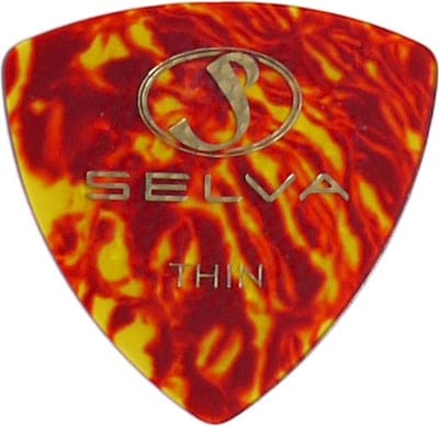 SELVA / Rubber Grip Pick オニギリ Thin （ラバー滑り止め付） Shell