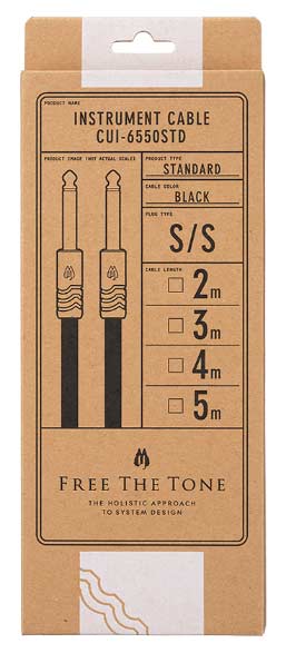 FREE THE TONE / CUI-6550STD INSTRUMENT CABLE 3.0m S/S ケーブル