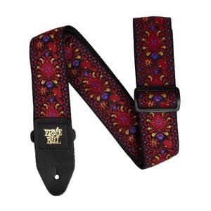 ERNiE BALL / EB5369 Crimson Royal Bloom Classic Jacquard Guitar Strap/Bass Strap ギターストラップ