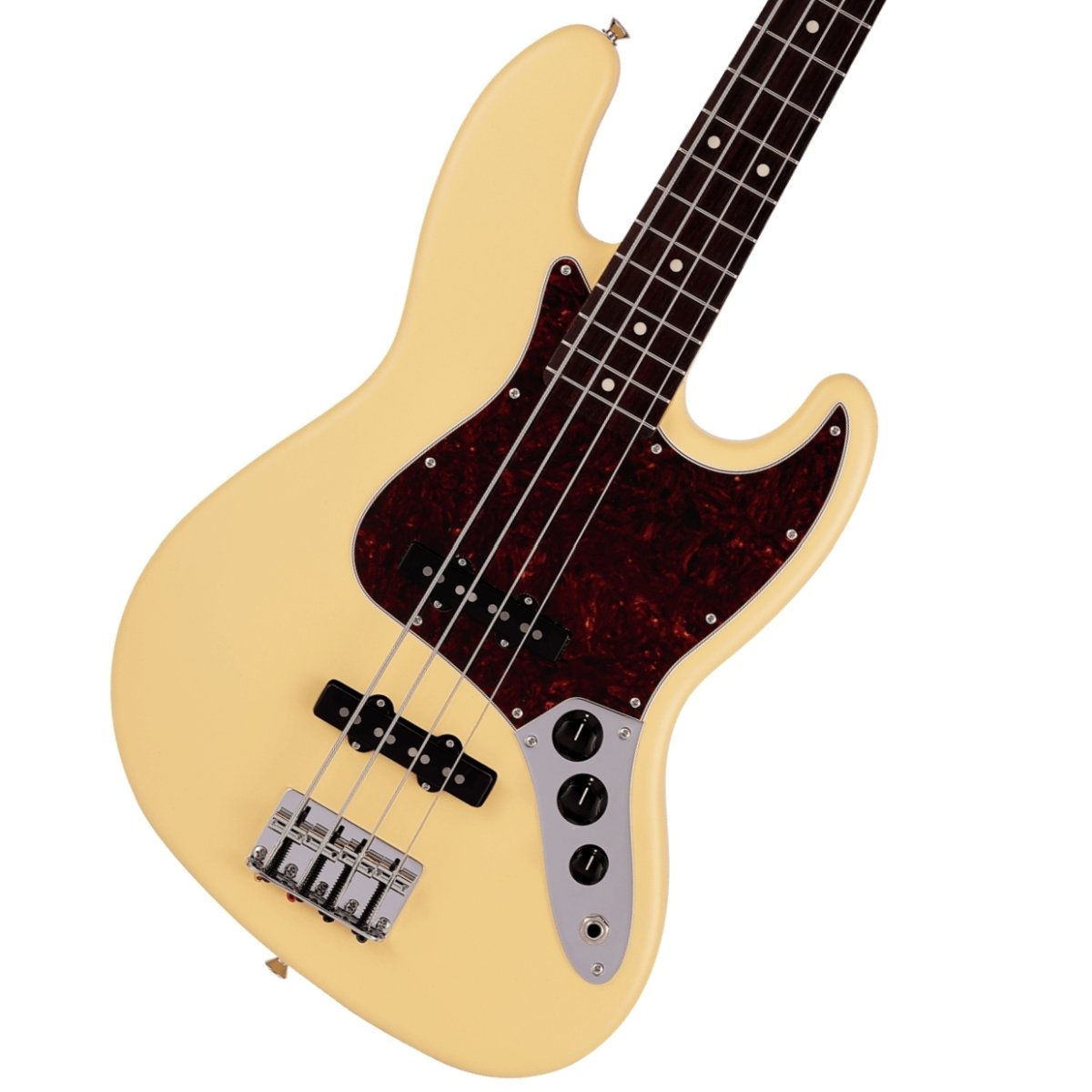Fender / Made in Japan Junior Collection Jazz Bass Rosewood FB Satin Vintage White[ショートスケール/スモールボディ]