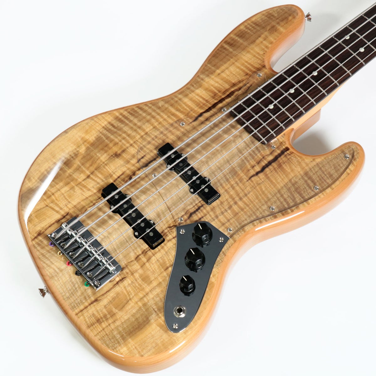 ベース Fender ISHIBASHI FSR MIJ Hybrid II PBass Fender / ISHIBASHI FSR MIJ Hybrid II Jazz Bass V Myrtle Top Alder