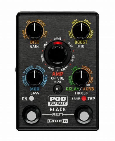 Line6 / POD Express Black ライン6 マルチエフェクター ハイゲイン