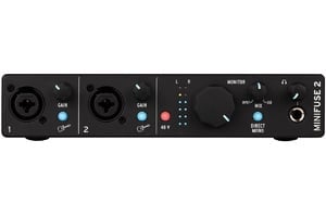 Arturia アートリア / MiniFuse 2 BK (ブラック) 2イン/2アウト USB-C オーディオ＆MIDIインターフェイス