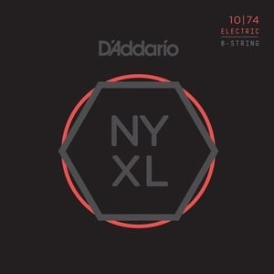 D’Addario / NYXL1074 NYXLシリーズ 10-74 8弦エレキギター弦 1セット【国内正規品】