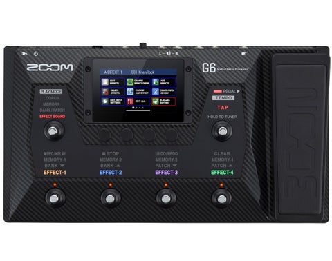【無償オンラインユーザー登録で安心の3年間製品保証】ZOOM / G6 Multi-Effects Processor マルチエフェクター ズーム【梅田店】