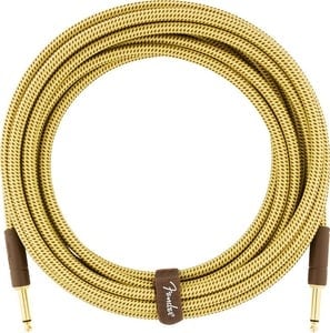 Fender / Deluxe Series Instrument Cable Straight-Straight 10inch Tweed 【正規品】