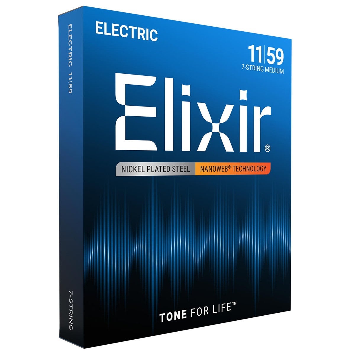 Elixir / 12106 Medium Electric 7-String Nickel Plated Steel with