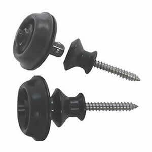 Jim Dunlop / Straplok Dual Design SLS1033 Black 2個セット ストラップロック