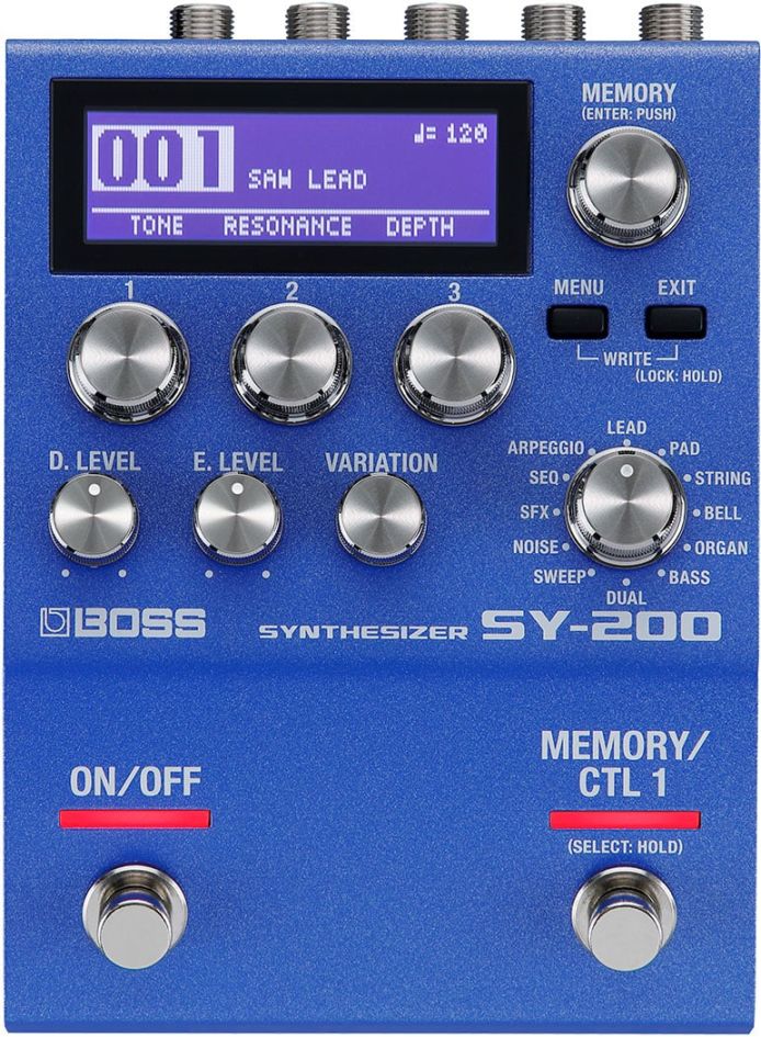 BOSS SY-200 Synthesizer 取説と元箱、半年の製品保証あり BOSS / SY-200 Synthesizer ギターシンセ ボス SY200 | ギターシンセ