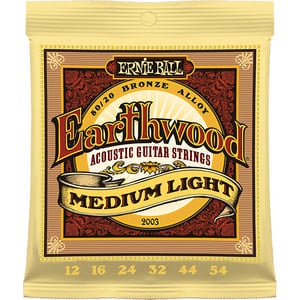 ERNiE BALL / EARTHWOOD 80/20 BRONZE ACOUSTIC #2003 Medium Light アーニーボール アコースティック弦