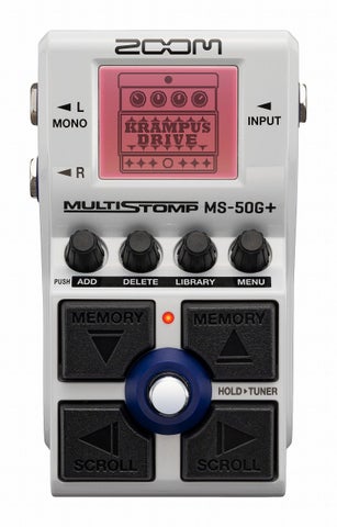 ZOOM MS-50G+ マルチエフェクター 保証期間内 無償オンラインユーザー登録で安心の3年間製品保証】ZOOM / MS-50G+