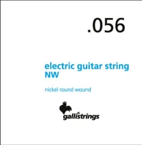 Gallistrings / NW056 - Single String Nickel Round Wound エレキギター用バラ弦 .056【イタリア製】
