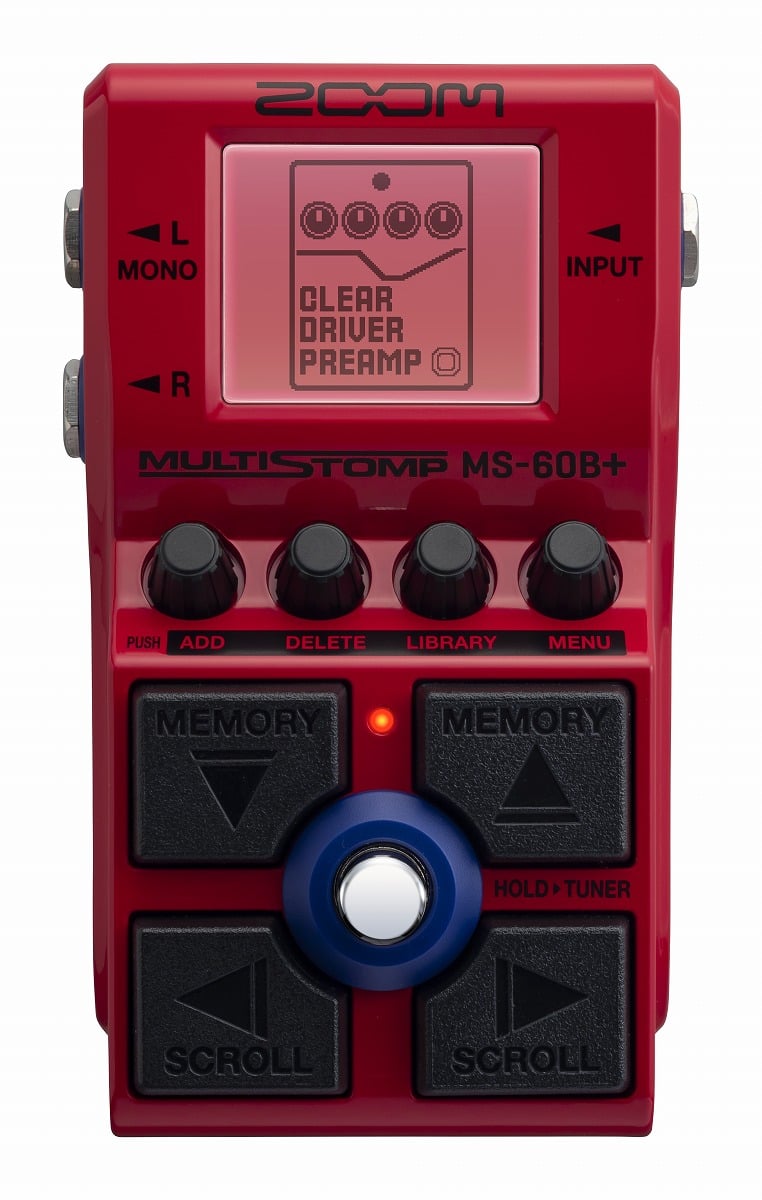 【無償オンラインユーザー登録で安心の3年間製品保証】ZOOM / MS-60B+ MultiStomp Bass Pedal ベース用 ストンプボックス【梅田店】