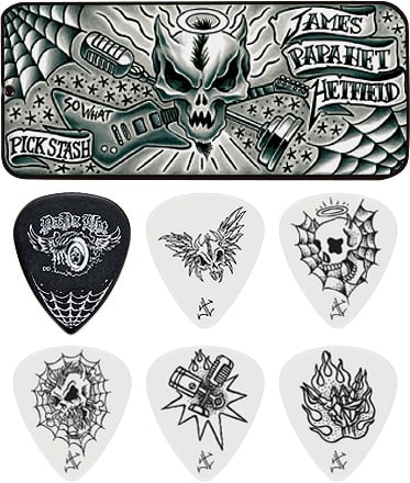 Jim Dunlop / James Hetfield JPH01T088 Tear Drop Pick 0.88mm 缶