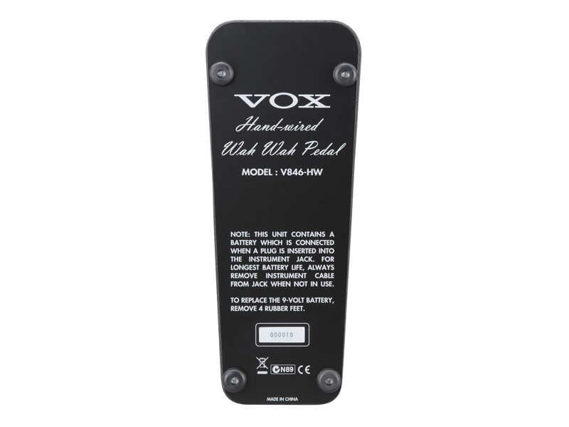 セール品》VOX / V846-HW ハンドワイヤードワウペダル ボックス
