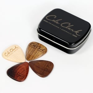 Cole Clark / Timber Tones Cole Clark Mixed Tin of 4 Guitar Picks コールクラーク ピック 木製