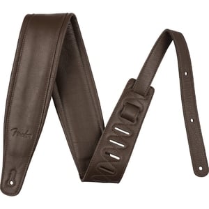 Fender / 3.5" Premium Leather Strap Brown フェンダー [高級レザーストラップ][USA製]