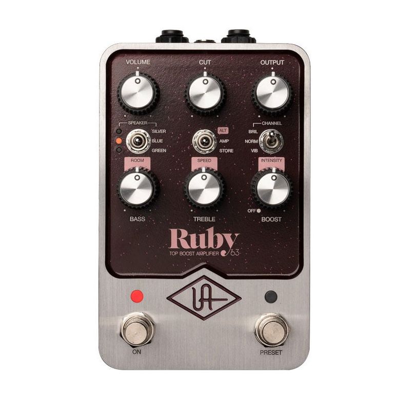 《セール品》Universal Audio / UAFX Ruby '63 Top Boost Amplifier ルビー【心斎橋店】