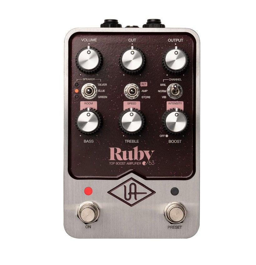 UAFX Ruby Top Boost Amplifier ギターエフェクター Universal Audio / UAFX Ruby '63 Top Boost Amplifier ルビー【心斎橋