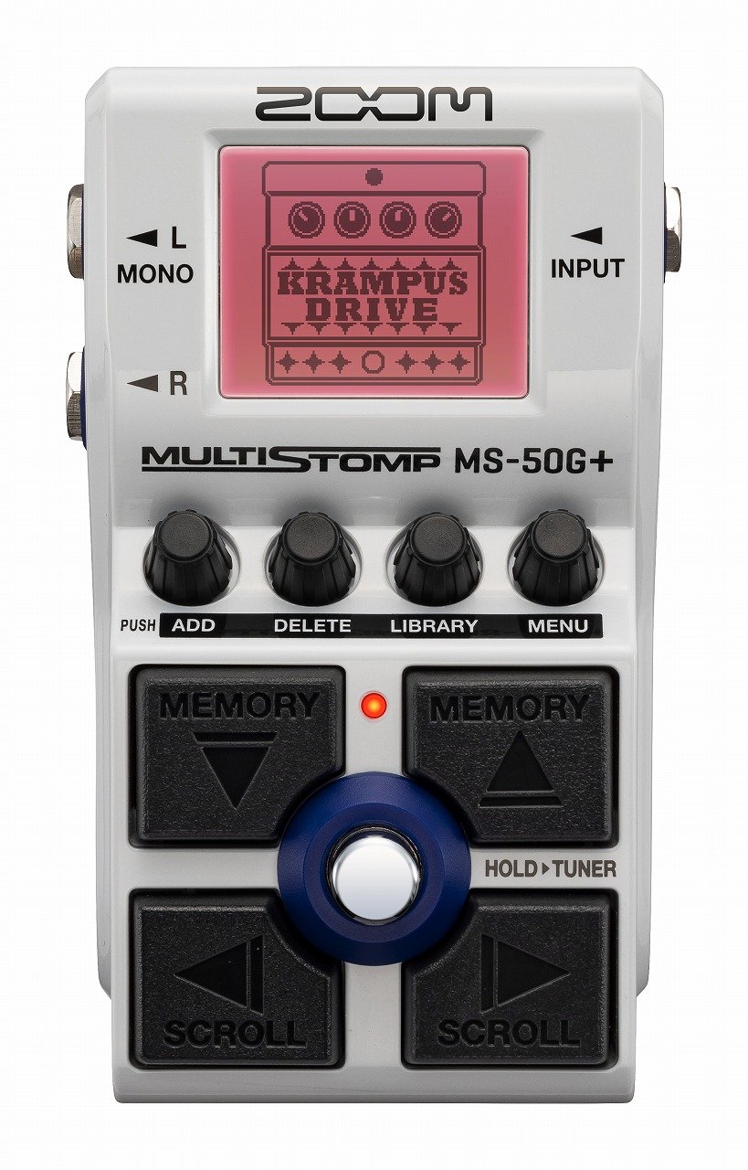 ギター ZOOM MS-50G+ MULTI STOMP ZOOM / MS-50G+ MultiStomp Guitar Pedal【心斎橋店