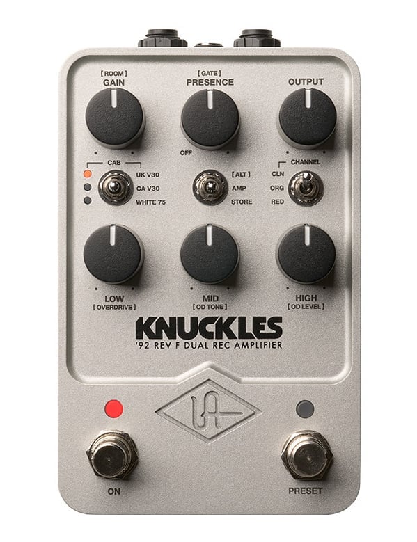 《セール品》Universal Audio / UAFX Knuckles '92 Rev F Dual Rec Amplifier【心斎橋店】