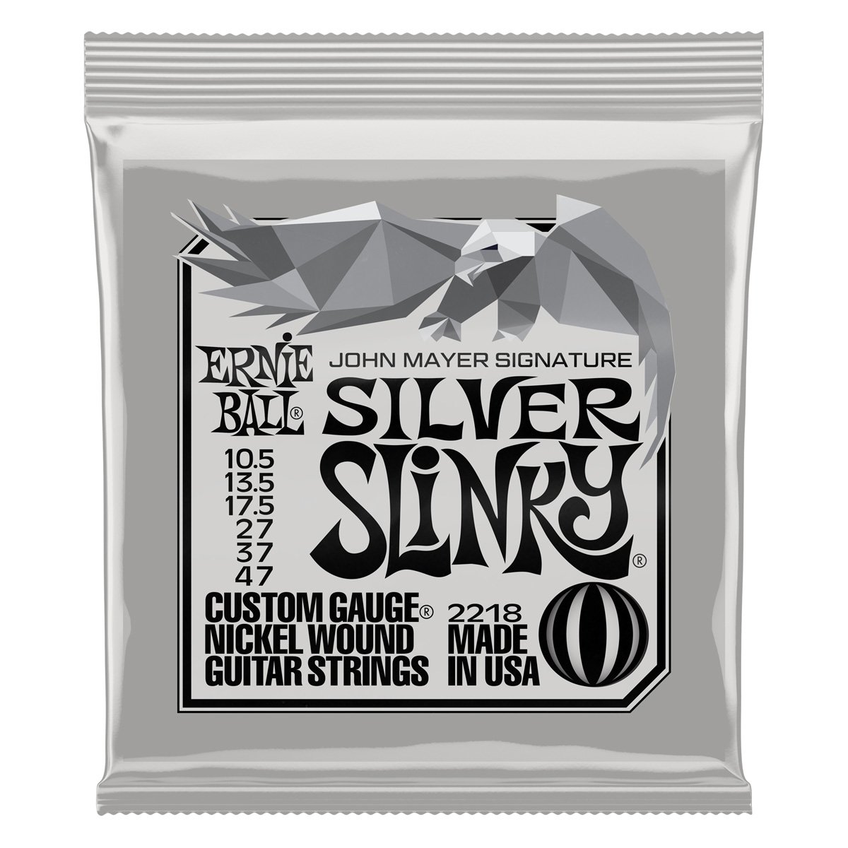 ernie ball / 2228 John Mayer Silver Slinky Signature Electric