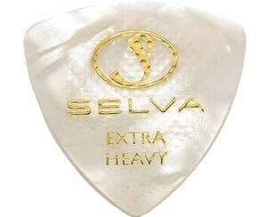 SELVA / Rubber Grip Pick オニギリ Extra Heavy （ラバー滑り止め付） Pearloid